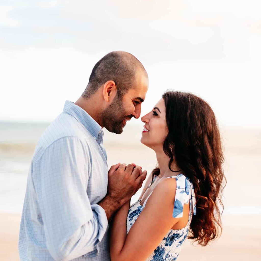 Dr. Savabi and his wife together at the beach